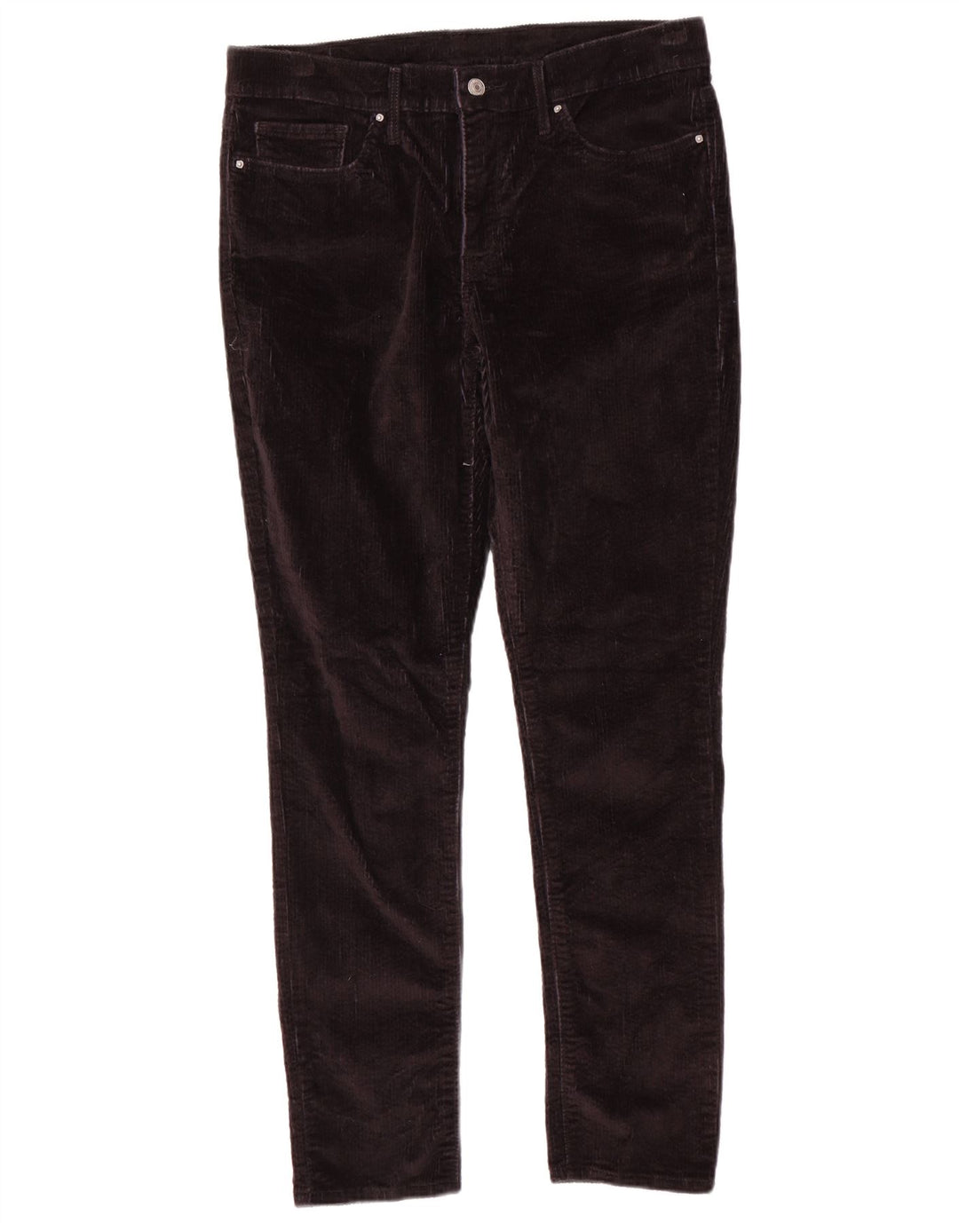 LEVI'S Slim fløjlsbukser til kvinder W34 L30 Sort