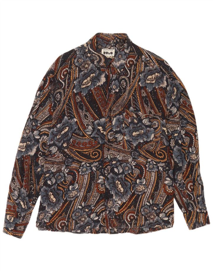 Vintage herreskjorte medium flerfarvet Paisley