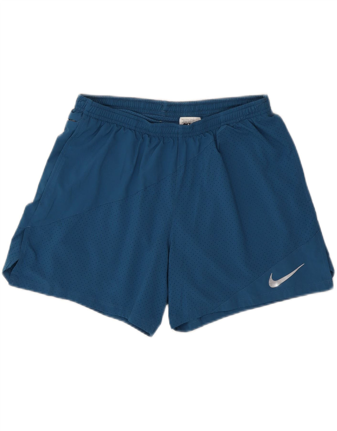 Nike Herre Dri Fit sportsshorts store blå polyester