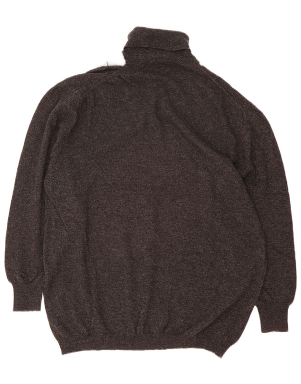 Yessica dametrøjetrøje med rullehals EU 44/46 XL grå argyle/diamant