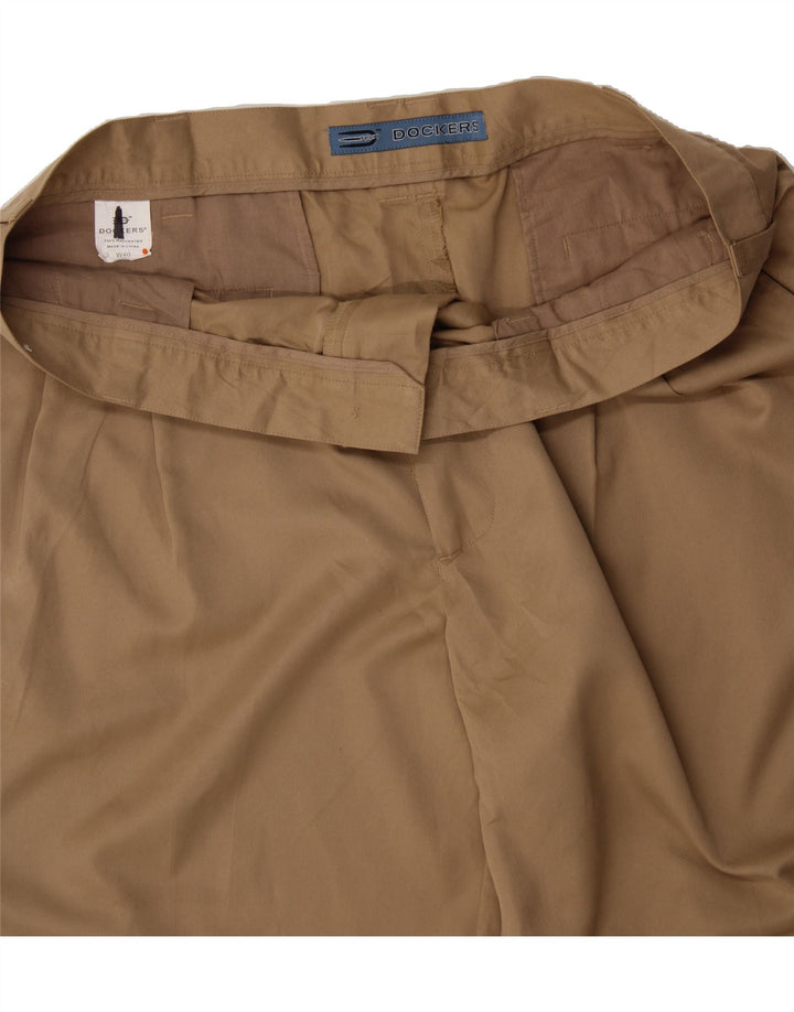 DOCKERS Mens Pegged Chino Shorts W40 XL Beige Polyester Vintage Dockers and Second-Hand Dockers from Messina Hembry 