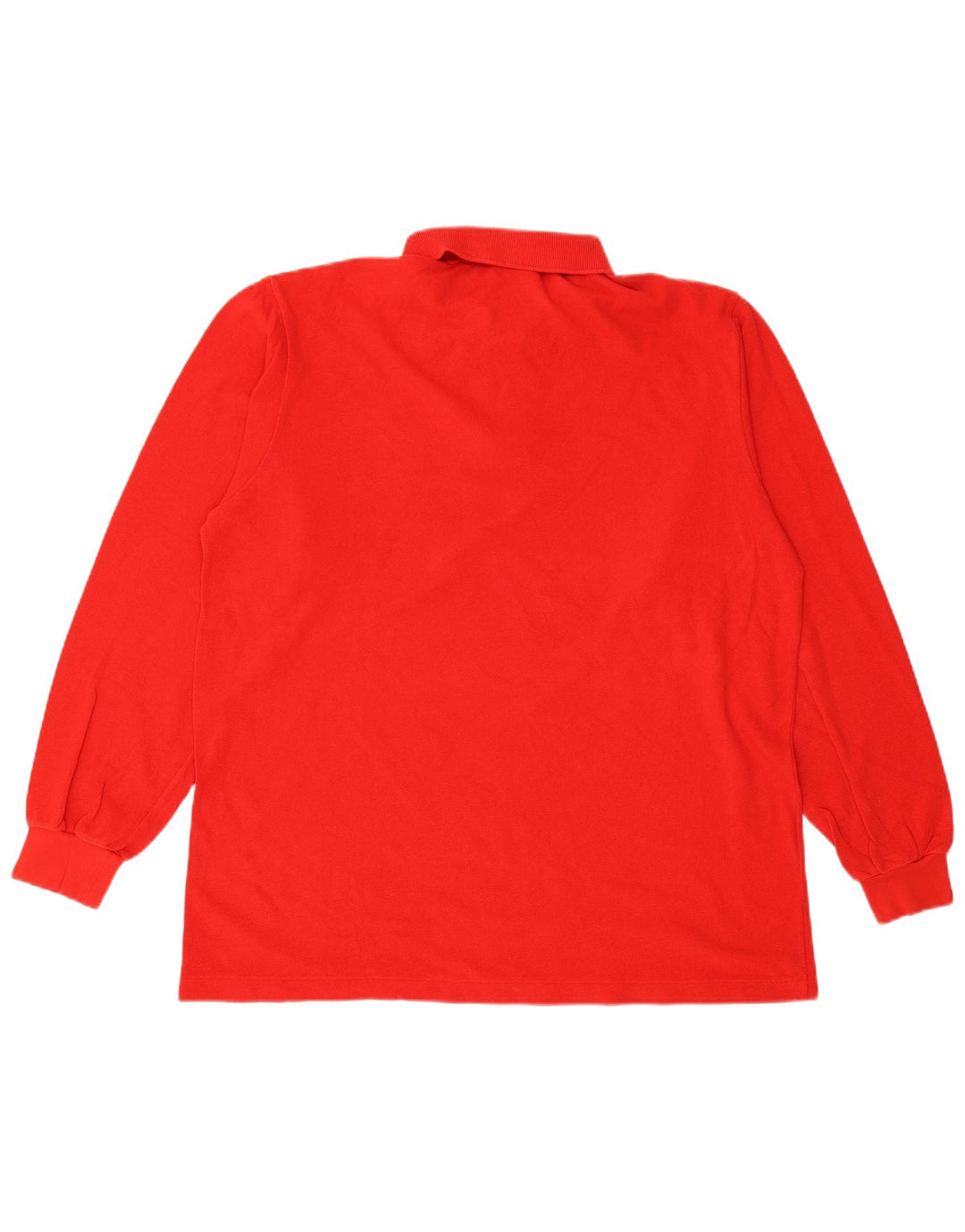 LACOSTE Langærmet poloshirt til mænd str. 5 Stor rød bomuld