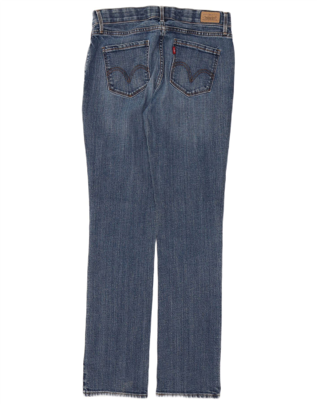 LEVI'S Dame 525 Straight Jeans US 6 Medium W28 L31 Blå Bomuld