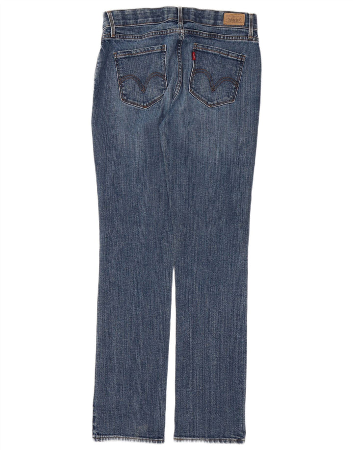 LEVI'S Dame 525 Straight Jeans US 6 Medium W28 L31 Blå Bomuld