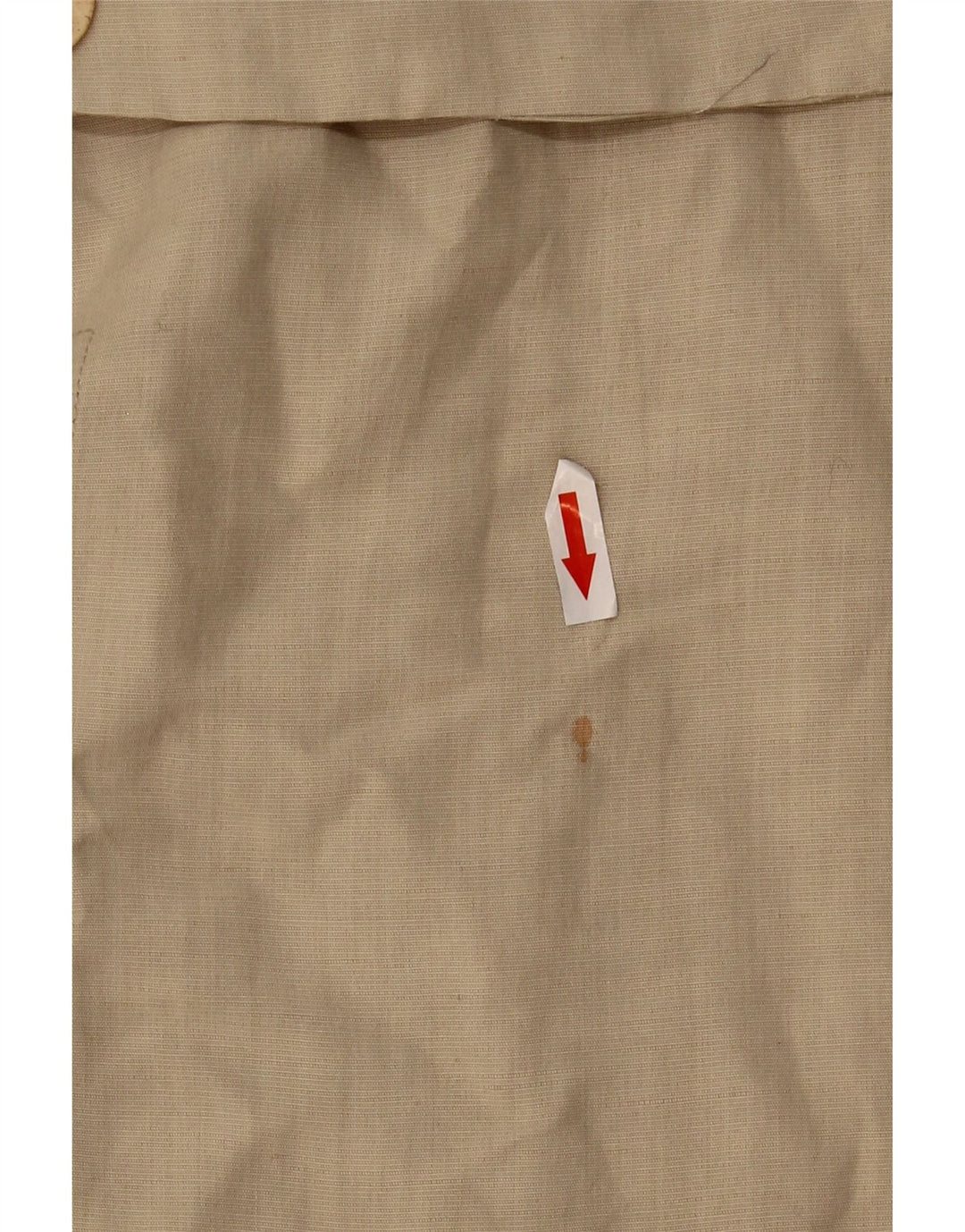 VINTAGE kortærmet 3-knaps blazerjakke til kvinder IT 46 Large Beige