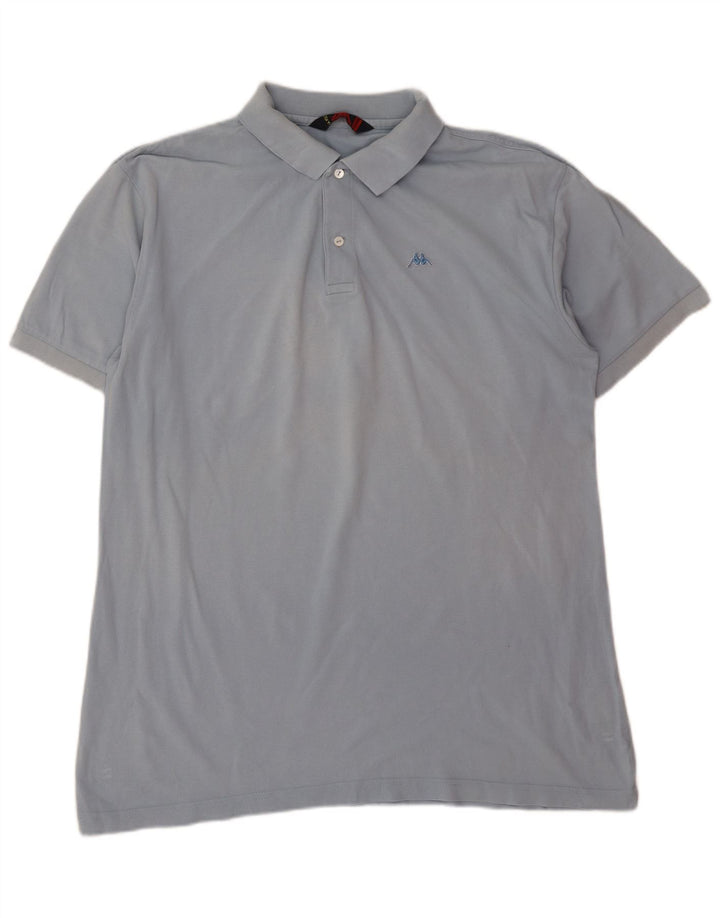 Kappa herre poloshirt 3XL blå bomuld