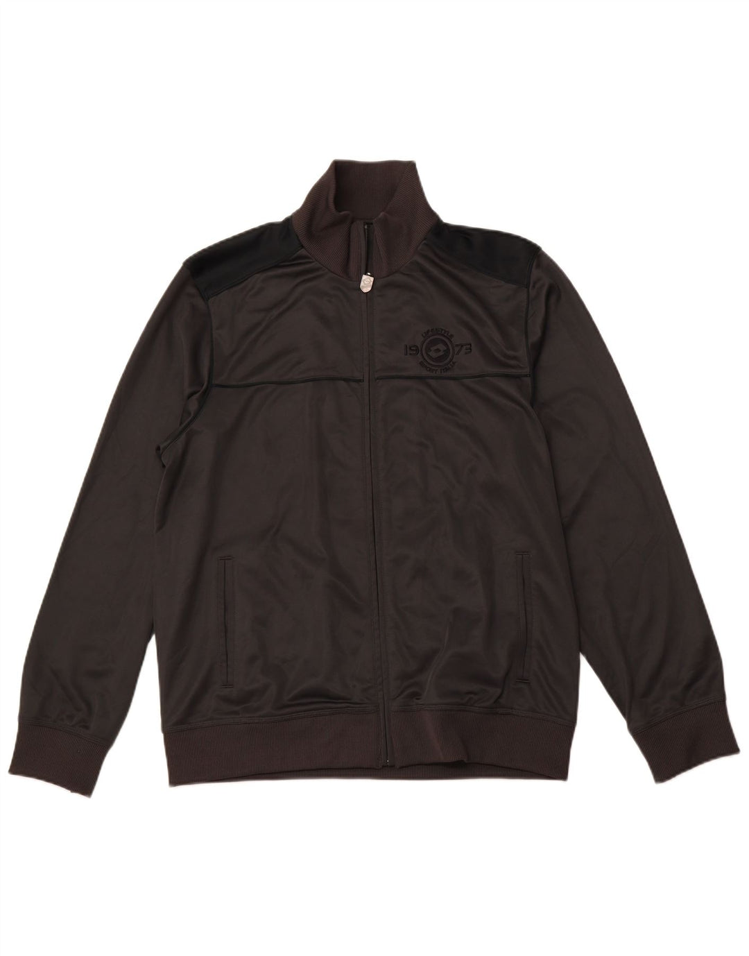 LOTTO Træningsdragt til mænd Topjakke XL Grå Colourblock Polyester