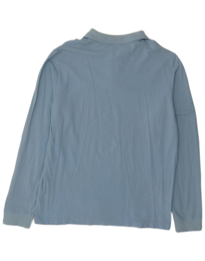 Fila Langærmet Polo Shirt til mænd Stor blå bomuld