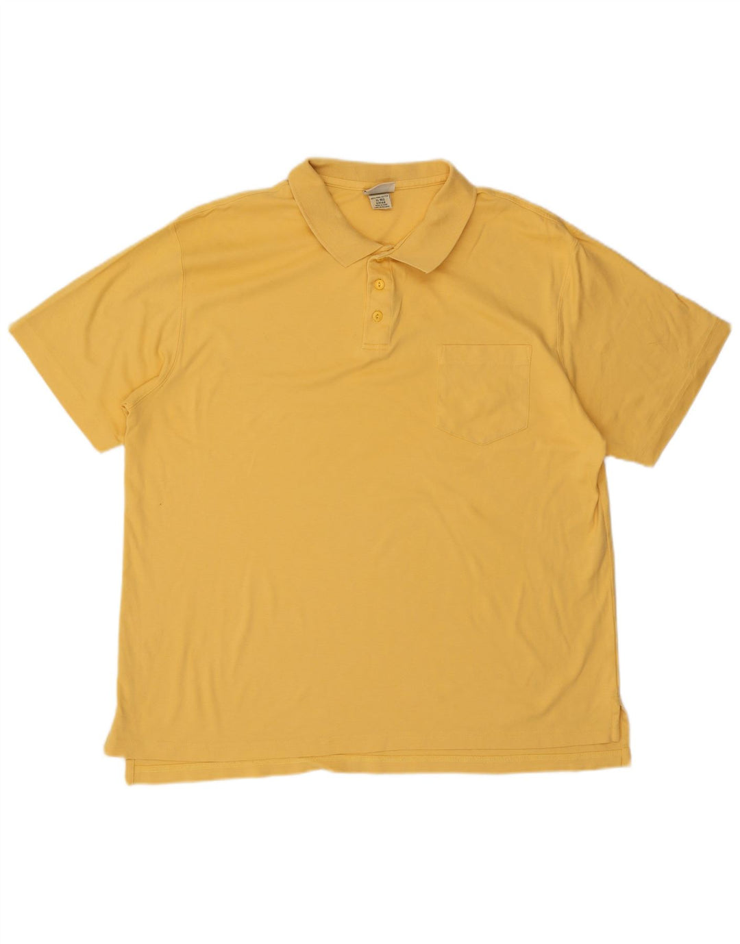 L.L.BEAN Poloshirt til mænd XL Gul bomuld