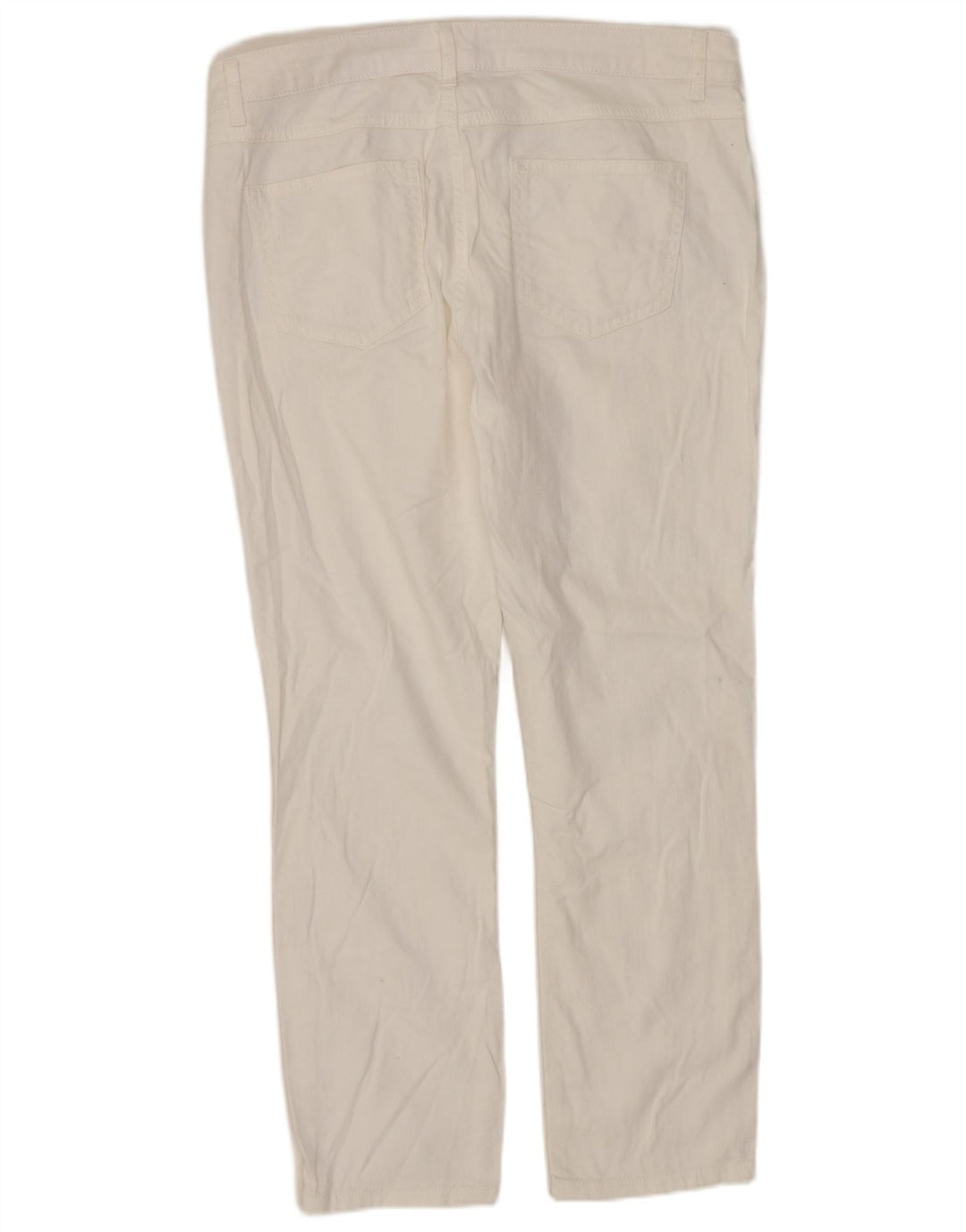 Phase Eight Womens Cropped Jeans UK 14 Large W32 L25 White Bomuld
