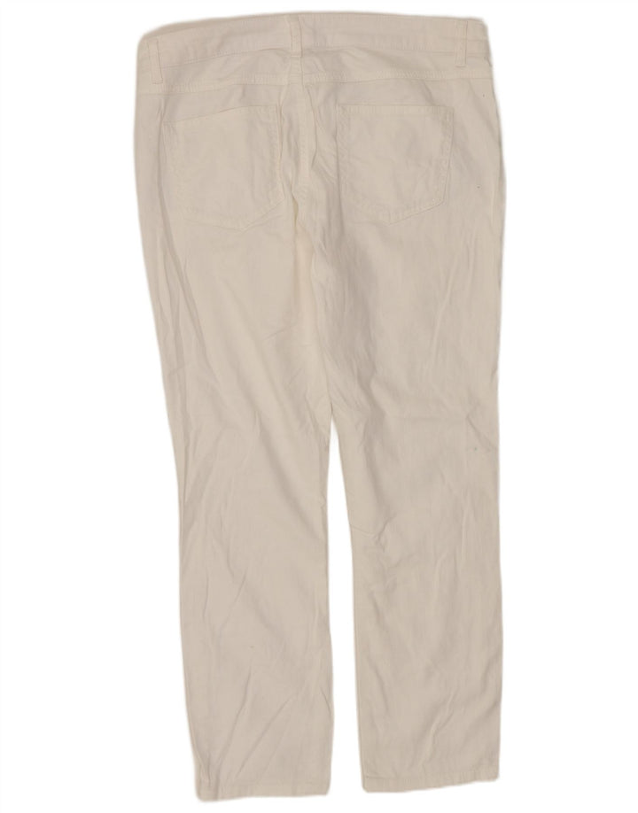 Phase Eight Womens Cropped Jeans UK 14 Large W32 L25 White Bomuld