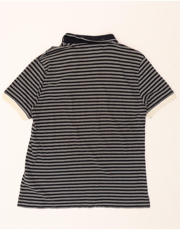 Marlboro Classics Polo Shirt til mænd XL Marineblå stribet bomuld