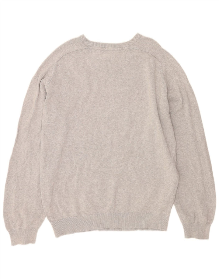 Farah Herre Boat Neck Jumper Sweater 2XL Grå Bomuld