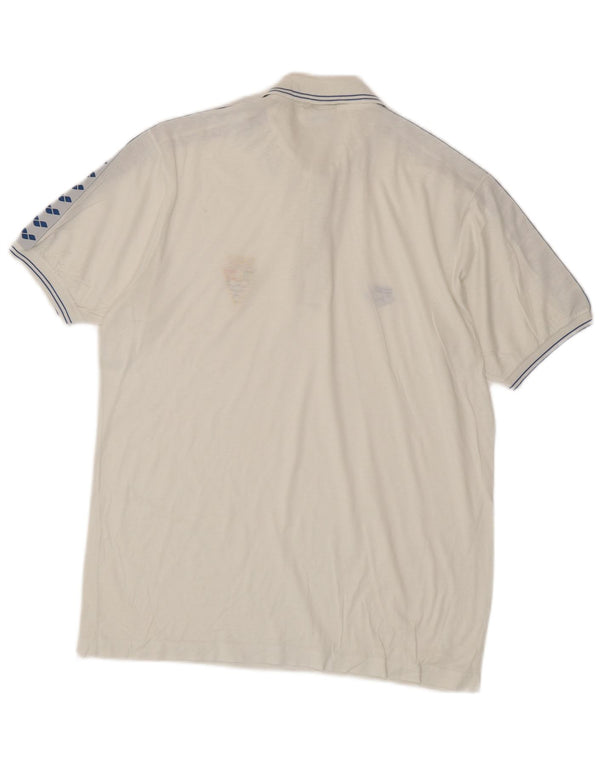Arena Herre grafisk poloshirt Medium White