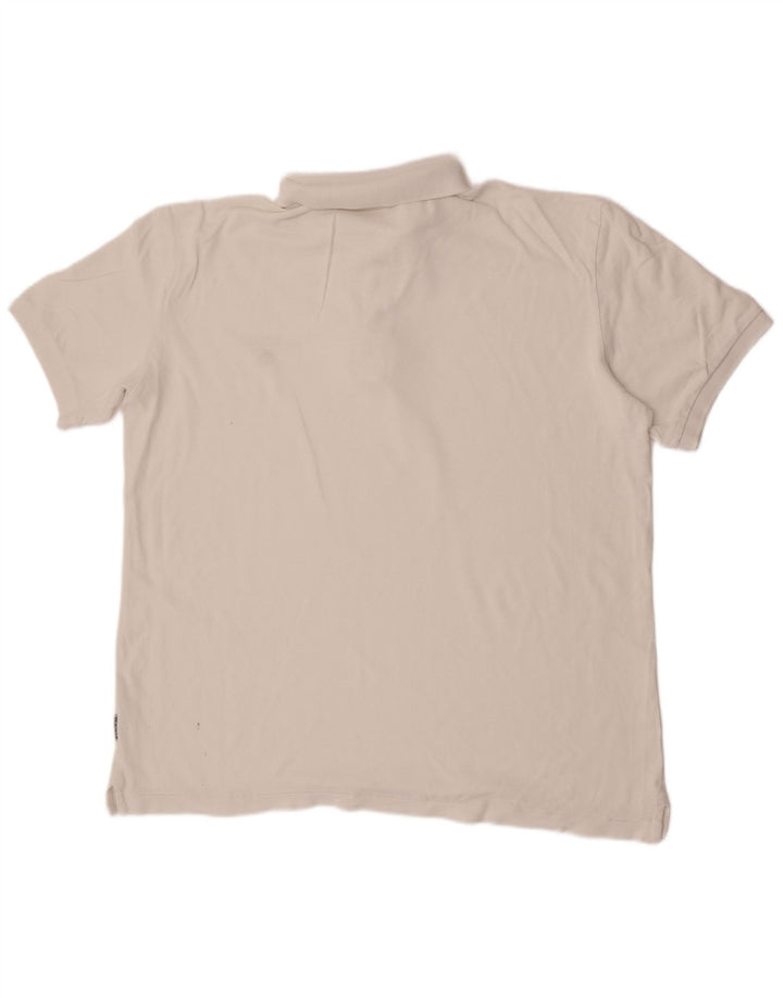 Napapijri Herre Polo Shirt 2XL Hvid