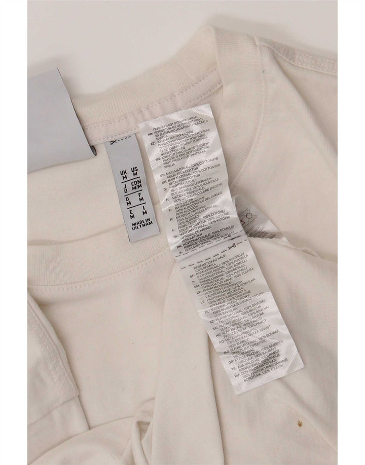 Adidas grafisk t-shirt til mænd, medium hvid sport