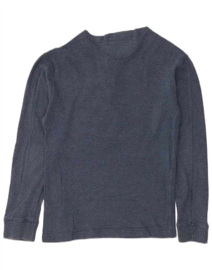 Superdry Herre Top Langærmet Medium Marineblå Bomuld