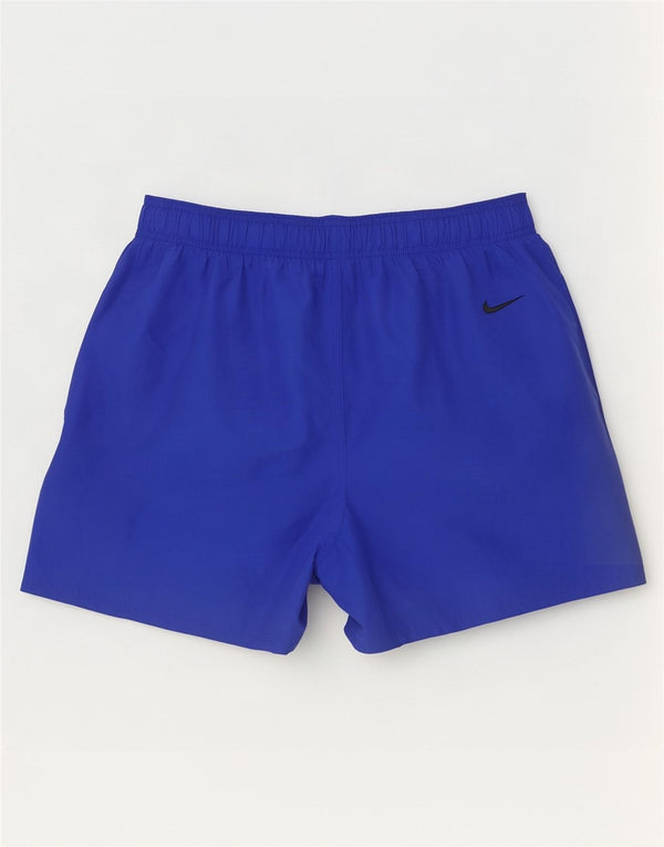 Nike grafiske sportsshorts til mænd, store blå polyester