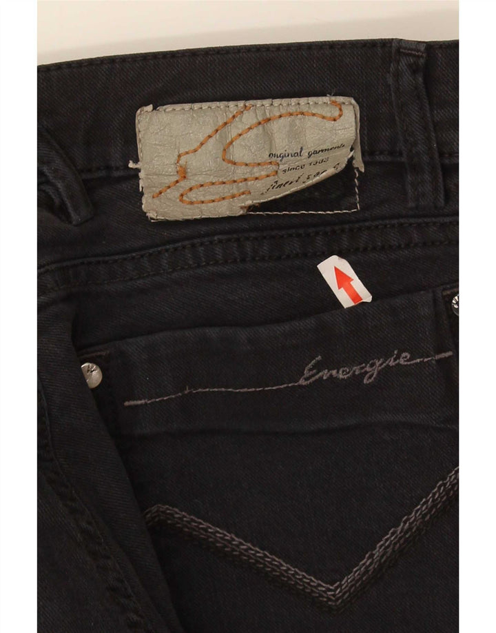 Energie Dame Slim Jeans W32 L36 Sort Bomuld