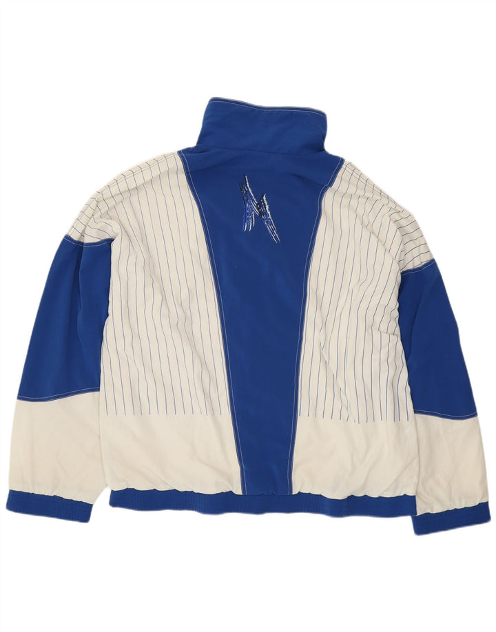 LOTTO Herre grafisk træningsdragt topjakke UK 42/44 XL Hvid Colourblock