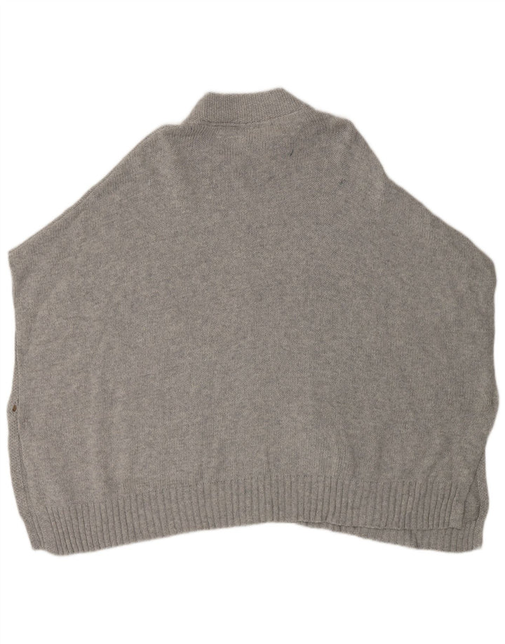 White Stuff Dame Poncho Jumper One Size Grå Bomuld