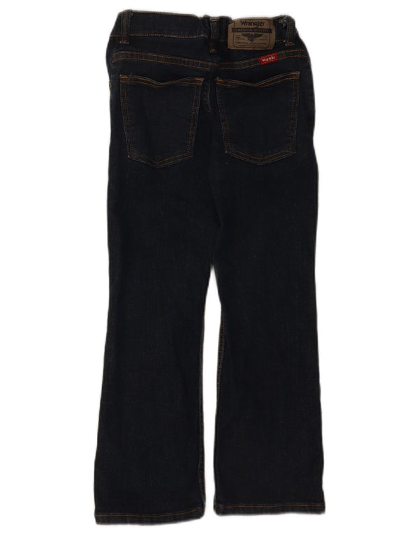 Wrangler Boys Regular Fit Bootcut Jeans 6-7 år W24 L21 Marineblå Bomuld