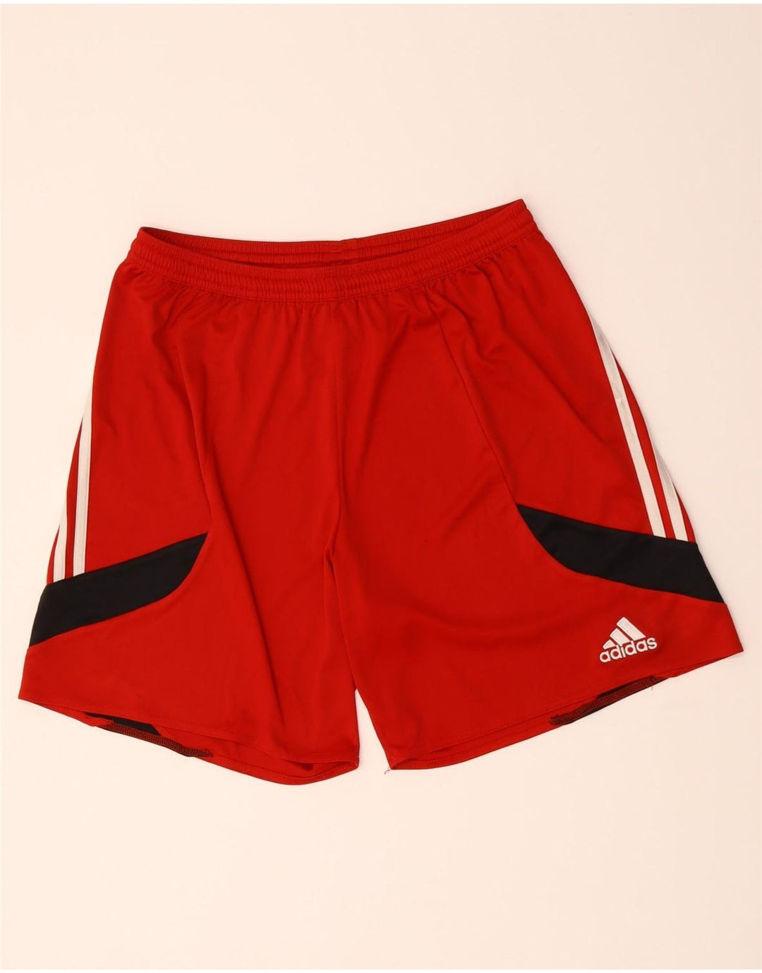 ADIDAS Mens Climalite Sport Shorts Large Red Colourblock Polyester Vintage Adidas and Second-Hand Adidas from Messina Hembry 