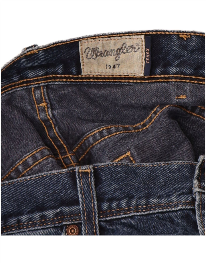 WRANGLER Herre Texas Straight Jeans W36 L32 Marineblå Bomuld