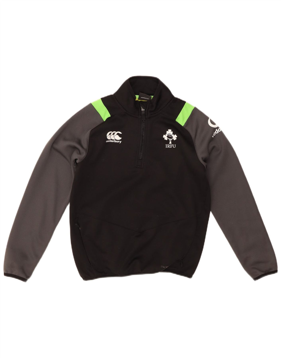 CANTERBURY Boys IRFU Graphic Sweatshirt Jumper 11-12 år Sort