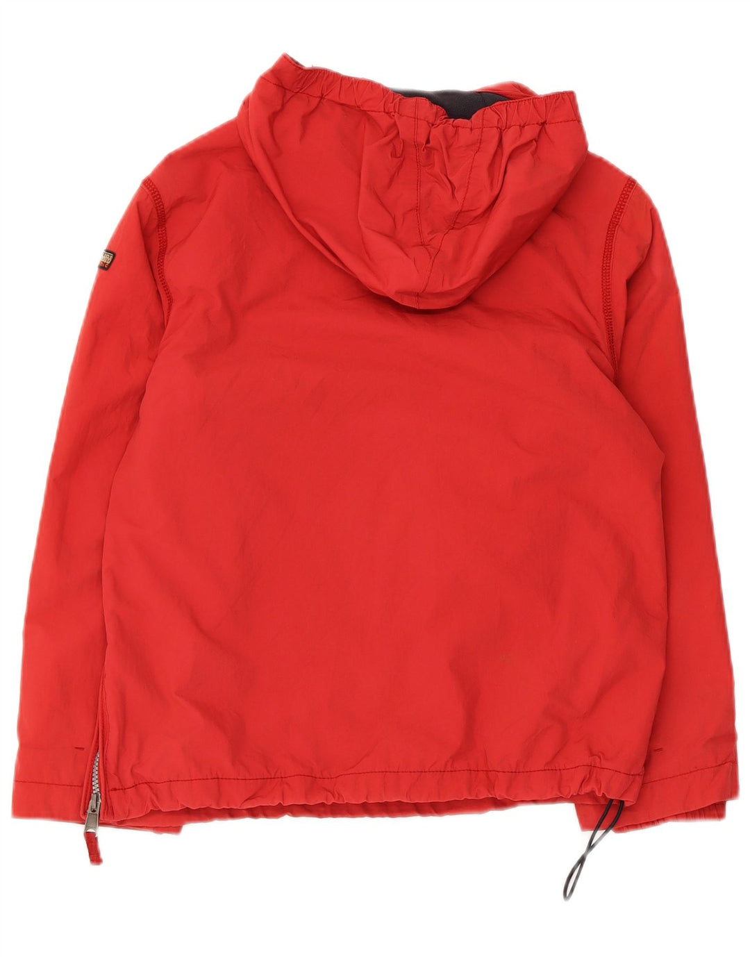 Napapijri drenge grafisk hættejakke anorak 11-12 år rød polyester