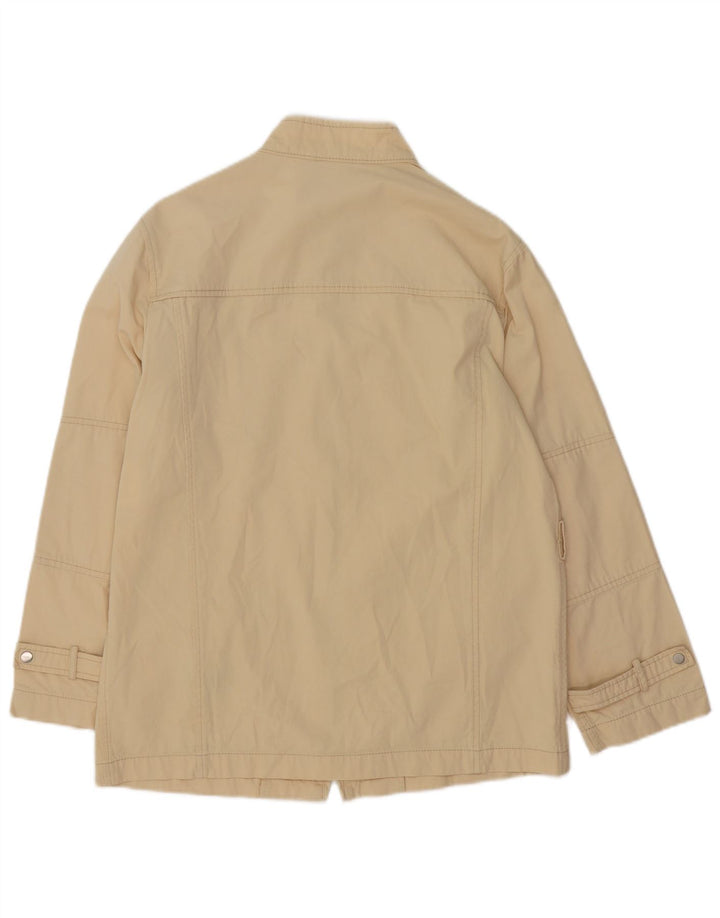 Mabrun Dame Utility Jacket IT 44 Medium Beige Bomuld