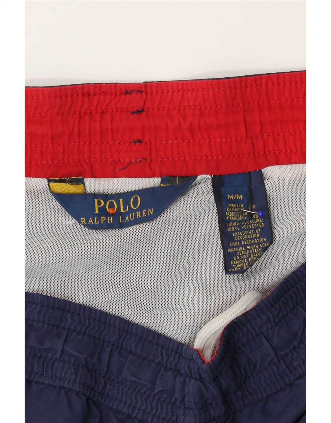 Polo Ralph Lauren Badeshorts til mænd Medium marineblå nylon