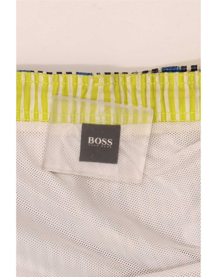 Hugo Boss Badeshorts til mænd store blå stribede