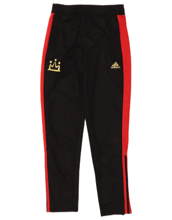ADIDAS Aeroready Graphic Tracksuit Bukser til drenge 11-12 år Sort