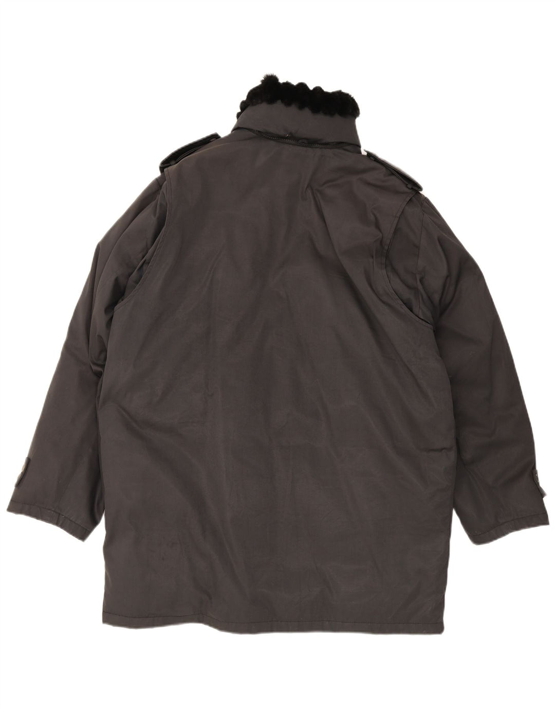 Blumarine Herre Parka Jacket UK 40 Large Black