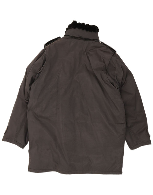 Blumarine Herre Parka Jacket UK 40 Large Black