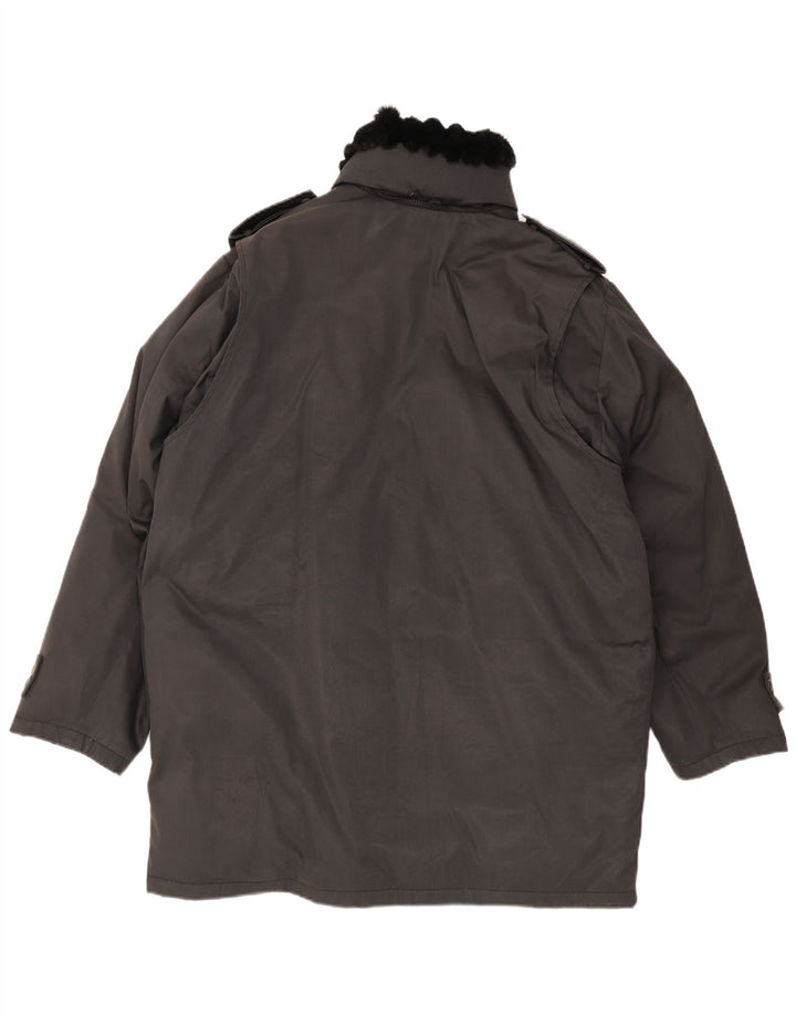 Blumarine Herre Parka Jacket UK 40 Large Black