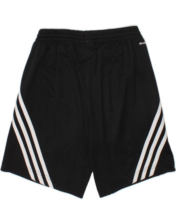 ADIDAS Boys Climalite Sport Shorts 11-12 Years Large Black Polyester Vintage Adidas and Second-Hand Adidas from Messina Hembry 