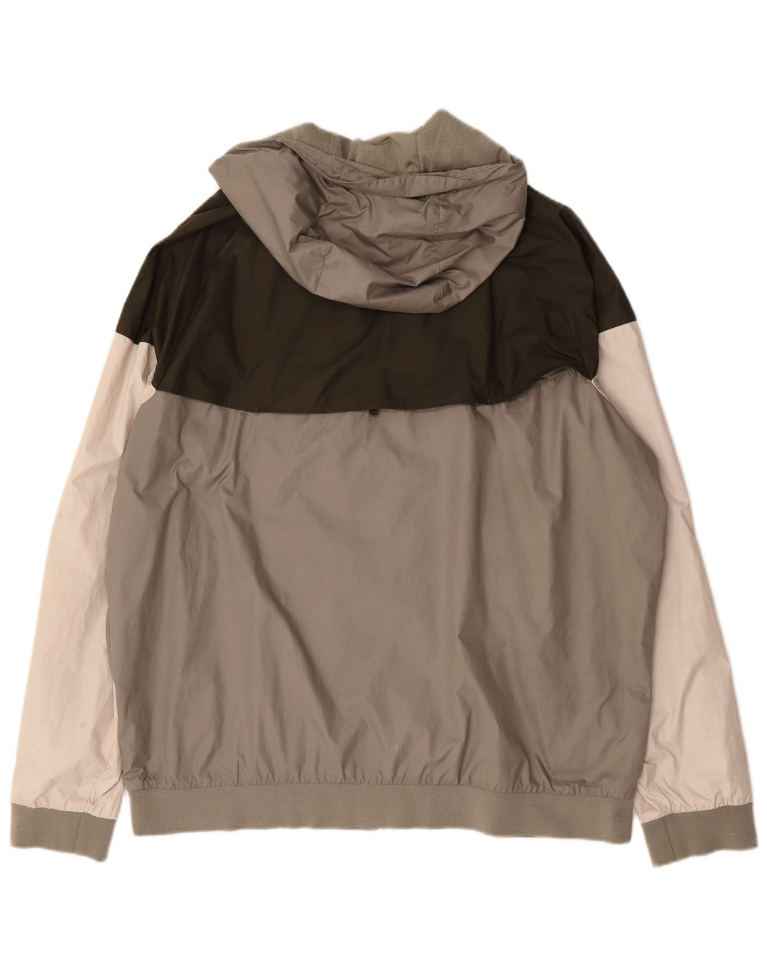 Nike Træningsdragt med hætte til mænd Topjakke 2XL Grå Colourblock Polyester