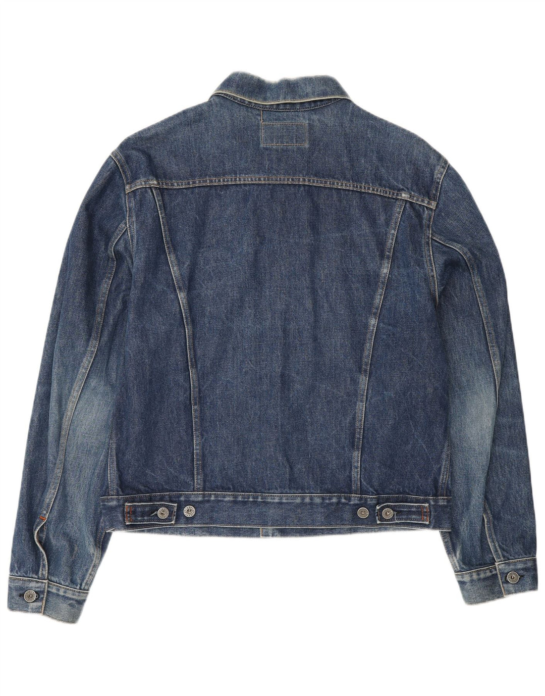 Replay Dame Denim Jacket UK 18 XL Navy Blue Bomuld