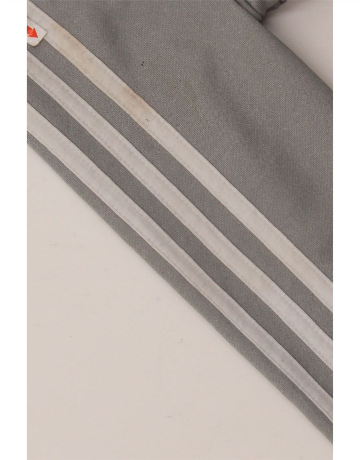 ADIDAS Boys Aeroready Graphic Sweatshirt Jumper 9-10 Years Grå