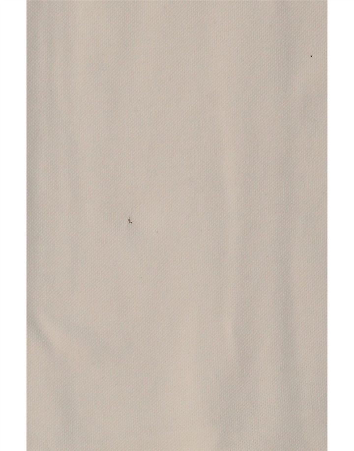 LACOSTE Poloshirt til mænd str. 6 XL Hvid bomuld