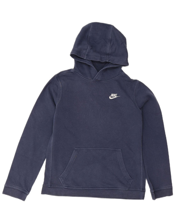 Nike drenge hættetrøje 13-14 år XL marineblå bomuld