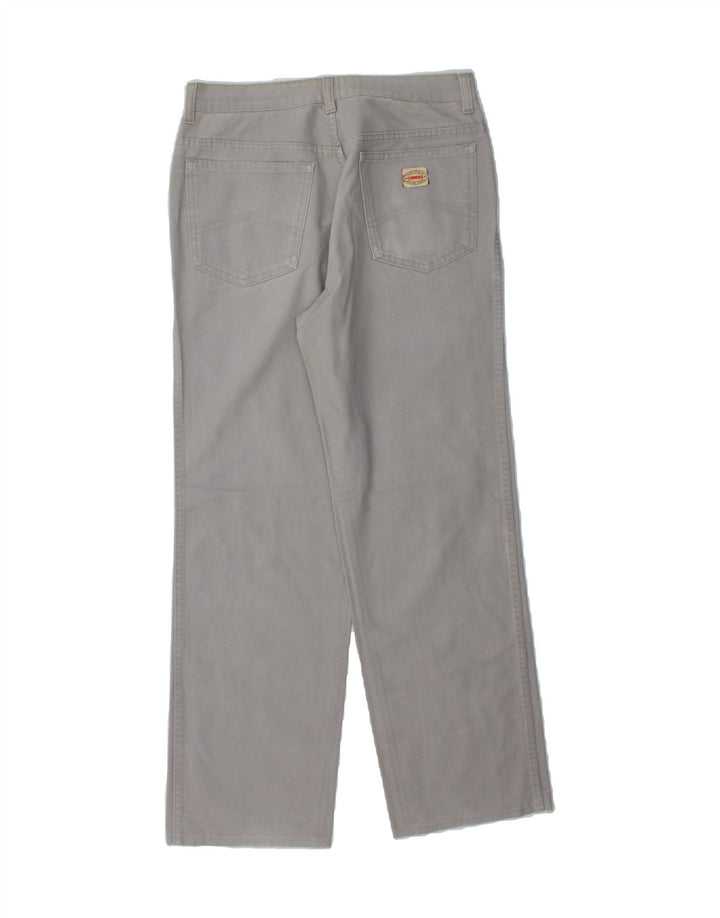 CARRERA Mens Straight Casual Trousers W28 L28 Grey Vintage Carrera and Second-Hand Carrera from Messina Hembry 