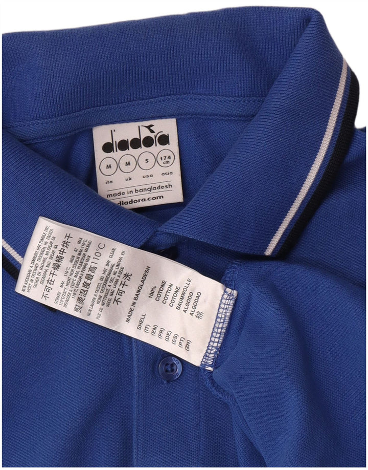 Diadora herre poloshirt Medium blå bomuld