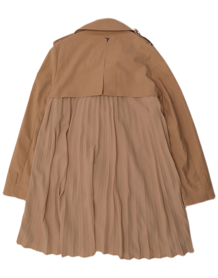 GUESS Trench Coat til kvinder UK 14 Medium Beige Polyester