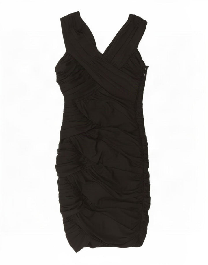Phase Eight Womens Ærmeløs Bodycon Dress UK 12 Medium Black Polyester