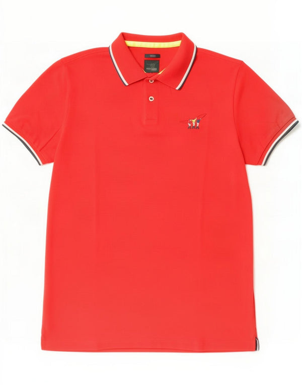 Henry Cottons Herre Slim Fit Polo Shirt 3XL Rød