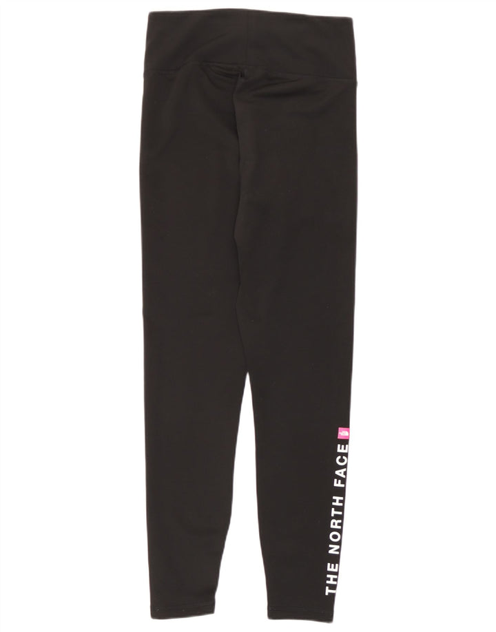 The North Face Womens Leggings UK 6 Small Black Polyester