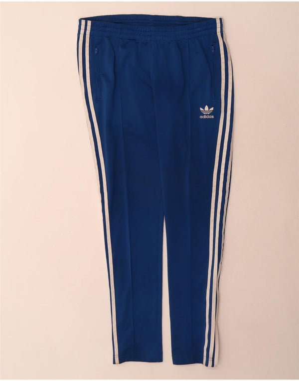 Adidas Dame træningsdragt Bukser UK 14 Large Blue Polyester